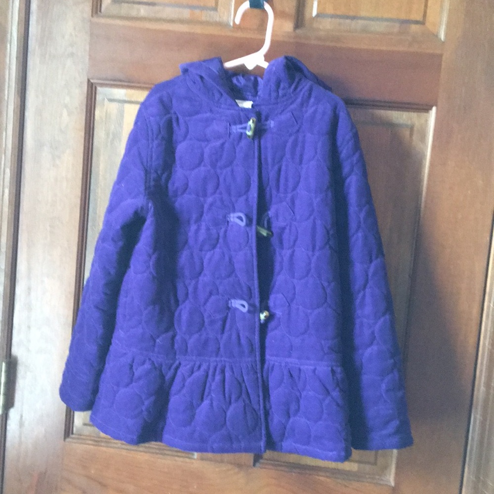 Little girls purple Gymboree coat